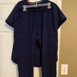Royal Blue scrubs set